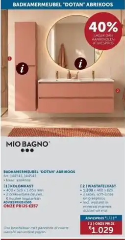 Zelfbouwmarkt Badkamermeubel dotan aanbieding