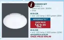 Zelfbouwmarkt Fonnier wit aanbieding