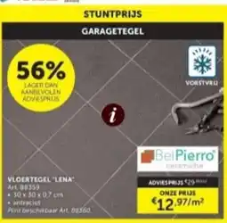 Zelfbouwmarkt Vloertegel lena aanbieding