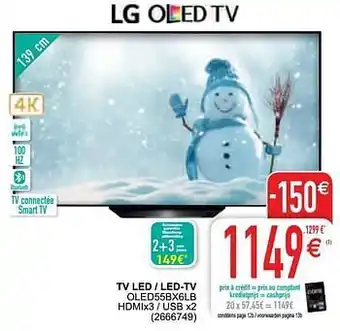 Cora Lg tv led - led-tv oled55bx6lb aanbieding