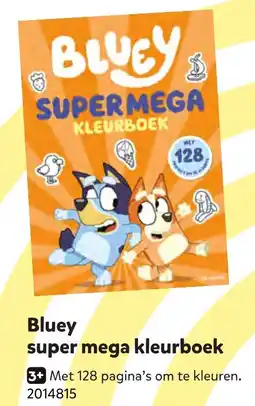 Intertoys Bluey super mega kleurboek aanbieding
