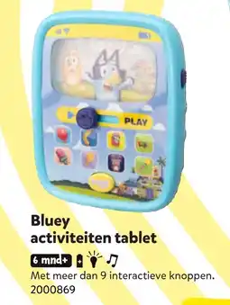 Intertoys Bluey activiteiten tablet aanbieding