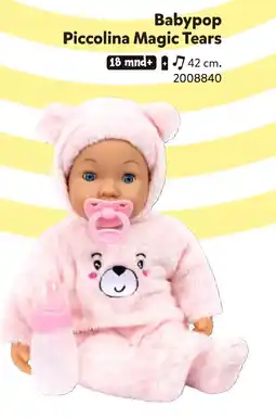 Intertoys Babypop Piccolina Magic Tears aanbieding