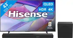 Coolblue Hisense QLED 43 E79S (2026) + Hisense HS3100 aanbieding