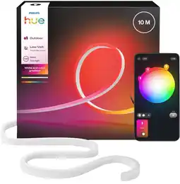 Coolblue Philips Hue Neon Outdoor Ruban LED 10mètres aanbieding