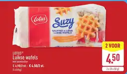 ALDI Lotus luikse wafels aanbieding