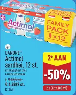 ALDI Danone actimel aardbei aanbieding
