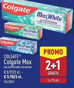 ALDI Colgate max aanbieding