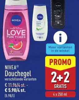 ALDI NIVEA Douchegel aanbieding