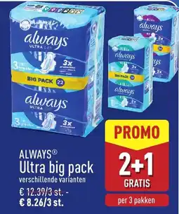 ALDI Always ultra big pack aanbieding
