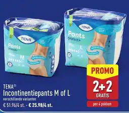 ALDI Tena Incontinentiepants M of L aanbieding
