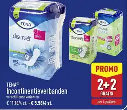 ALDI Tena incontinentieverbanden aanbieding