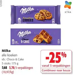 Colruyt Milka alle koeken aanbieding