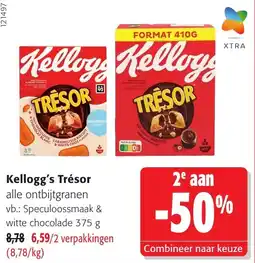Colruyt Kellogg's Trésor aanbieding