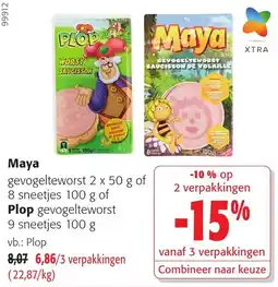 Colruyt Maya gevogelteworst aanbieding