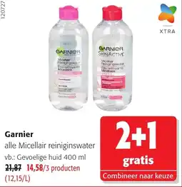Colruyt Garnier alle Micellair reinigingswater aanbieding