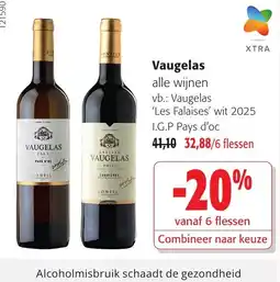 Colruyt Vaugelas alle wijnen aanbieding