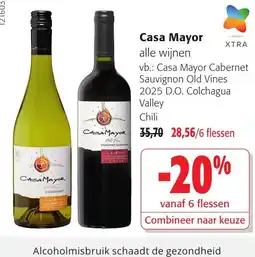 Colruyt Casa Mayor alle wijnen aanbieding
