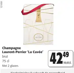 Colruyt Champagne Laurent-Perrier 'La Cuvée' aanbieding