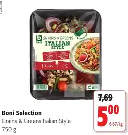 Colruyt Boni Selection Grains & Greens Italian Style aanbieding
