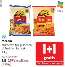 Colruyt McCain allumettes fijn gesneden of Tradition klassiek aanbieding