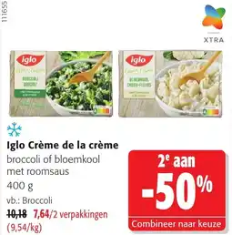 Colruyt Iglo Crème de la crème aanbieding