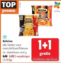 Colruyt Belviva alle frieten voor oven/airfryer/friteuse aanbieding