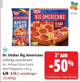Colruyt Dr Oetker Big Americans aanbieding