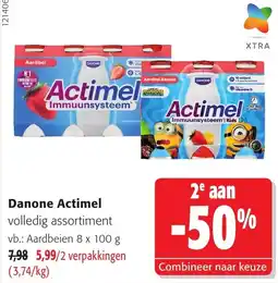 Colruyt Danone Actimel aanbieding