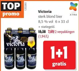 Colruyt Victoria sterk blond bier aanbieding