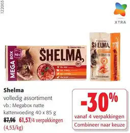 Colruyt Shelma volledig assortiment aanbieding