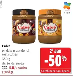 Colruyt Calvé pindakaas aanbieding