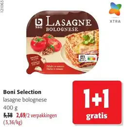 Colruyt Boni Selection lasagne bolognese aanbieding