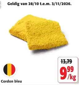 Colruyt Cordon bleu aanbieding