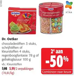 Colruyt Dr. Oetker kleurstoffen aanbieding