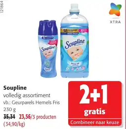 Colruyt Soupline volledig assortiment aanbieding