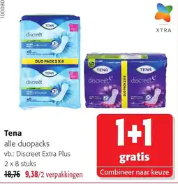 Colruyt Tena alle duopacks aanbieding