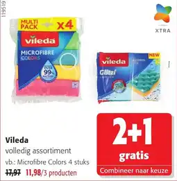 Colruyt Vileda volledig assortiment aanbieding
