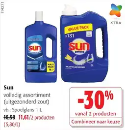 Colruyt Sun volledig assortiment aanbieding