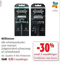 Colruyt Wilkinson alle scheerproducten voor mannen aanbieding