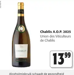 Colruyt Chablis A.O.P. 2025 aanbieding