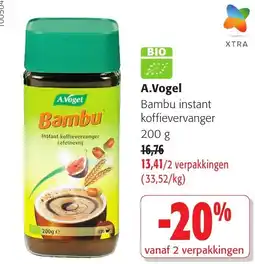 Colruyt A.Vogel Bambu instant koffie vervanger aanbieding