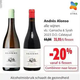 Colruyt Andrés Alonso alle wijnen aanbieding