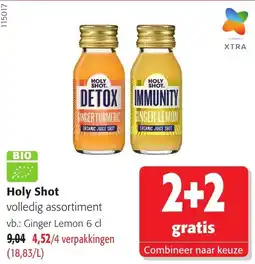Colruyt Holy Shot volledig assortiment aanbieding