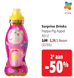 Colruyt Surprise Drinks Peppa Pig Appel aanbieding