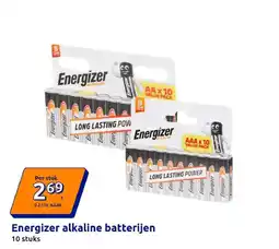 Action Energizer alkaline batterijen aanbieding