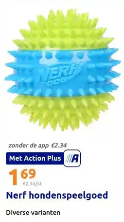 Action Nerf hondenspeelgoed aanbieding
