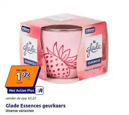 Action Glade Essences geurkaars aanbieding