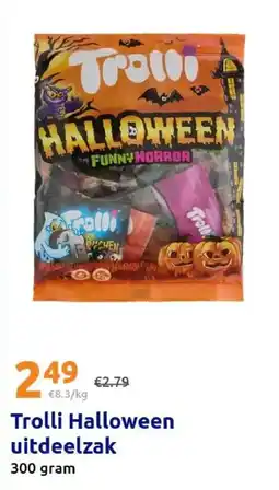 Action Trolli Halloween uitdeelzak aanbieding