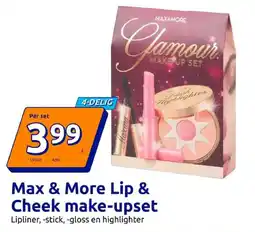 Action Max & More Lip & Cheek make-upset aanbieding
